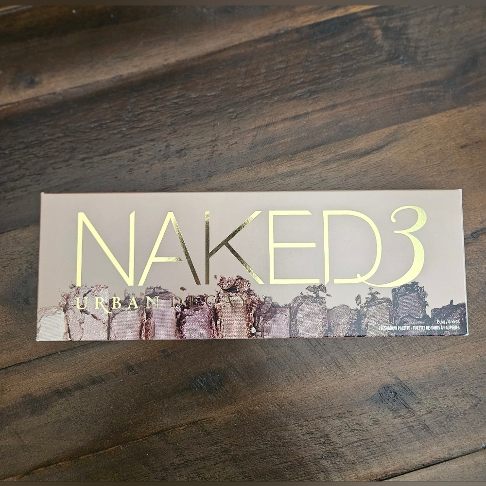 Urban Decay Naked3 Palette with Rose and Taupe Hues NEW IN BOX